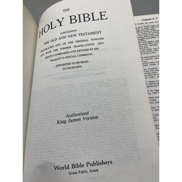 holy bible dictionary concordance king james version book black English READ - Picture 5 of 6